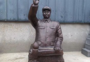 雷鋒胸像雕塑廠家，革命人物雕塑，玻璃鋼半身像雕塑制作