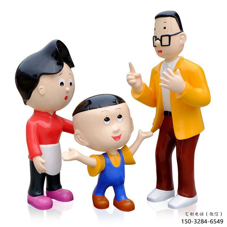 大頭兒子雕塑廠家，卡通熊出沒(méi)雕塑，影視劇動(dòng)漫主題