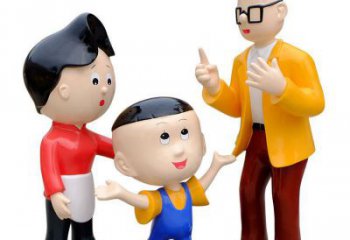 大頭兒子雕塑廠家，卡通熊出沒雕塑，影視劇動漫主題