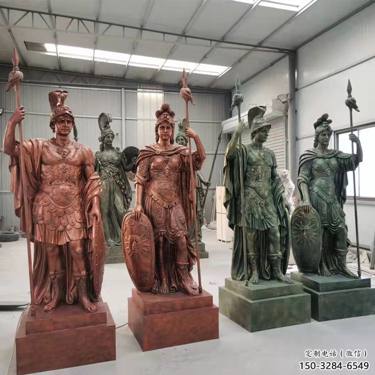武士雕塑廠家，歐式人物雕塑，仿古武士雕塑廠