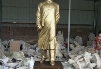 陶行知雕塑廠家，近代名人雕塑，仿銅陶行知雕塑制作