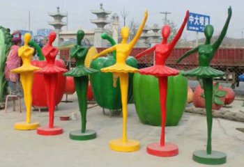 芭蕾雕塑廠家，舞蹈演員擺件，公園廣場音樂人小品