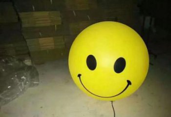 笑臉雕塑廠家，卡通笑臉娃娃雕塑，商場(chǎng)景觀擺件