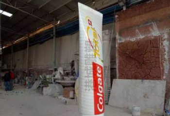 牙膏雕塑廠家，城市廣場宣傳雕塑，玻璃鋼仿真牙膏雕塑廠