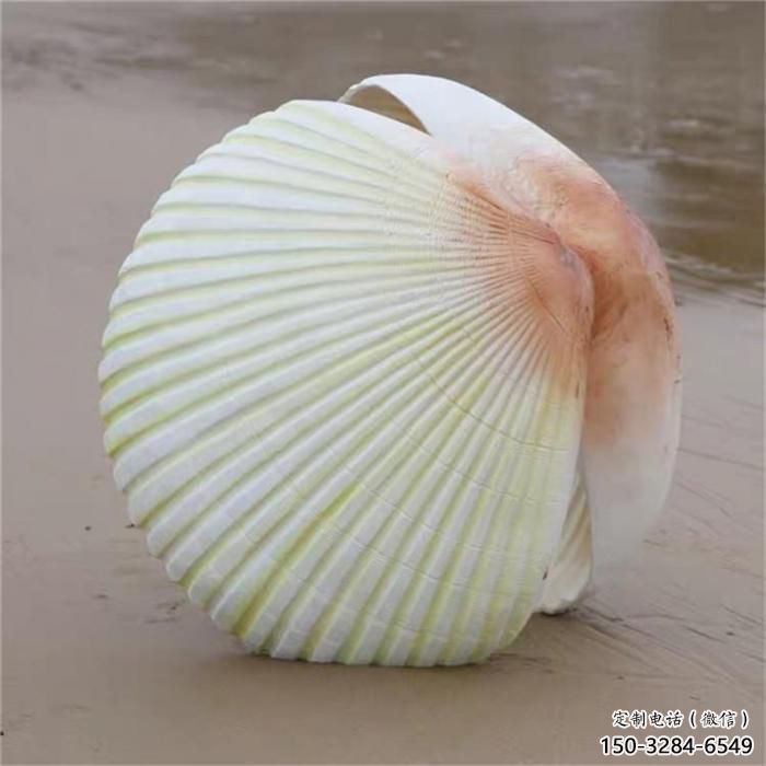 貝殼雕塑廠家，廣場海洋生物擺件，創(chuàng)意貝殼雕塑小品