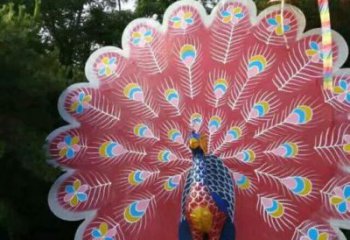 孔雀雕塑廠家，商場動物小品，仿真孔雀擺件雕塑廠