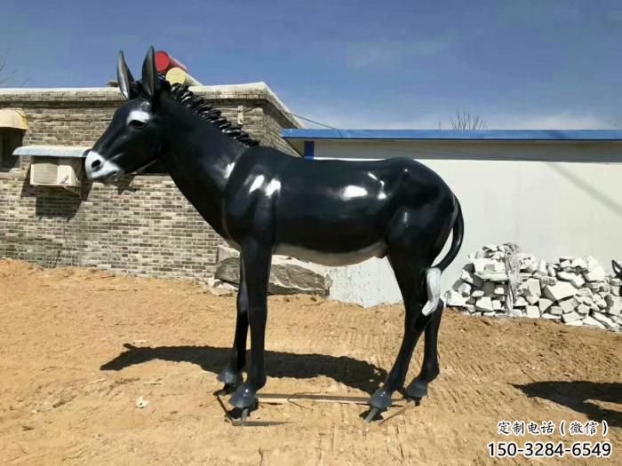 小驢雕塑廠家，大型動物擺件，風(fēng)景區(qū)動物小品