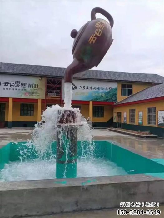 天壺雕塑廠家，公園景觀雕塑，玻璃鋼天壺雕塑廠