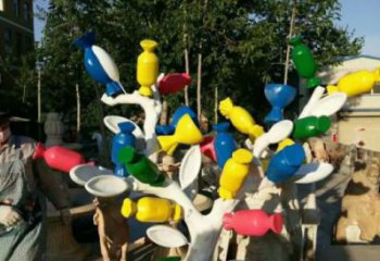 公園糖果景觀(guān)雕塑小品