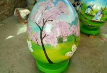 抽象彩蛋雕塑 廣場(chǎng)彩蛋雕塑