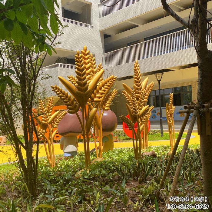 城市水稻雕塑廠家 風(fēng)景區(qū)彩繪雕塑 抽象擺件 城市水稻雕塑廠家 風(fēng)景區(qū)彩繪雕塑 抽象擺件