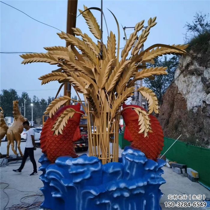大型麥穗雕塑廠家 商業(yè)街廣場雕塑 古銅色擺件 大型麥穗雕塑廠家 商業(yè)街廣場雕塑 古銅色擺件