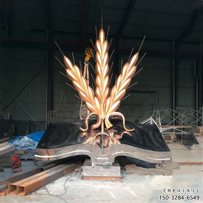 古銅色麥穗雕塑廠家 大型城市雕塑 商業(yè)街?jǐn)[件 古銅色麥穗雕塑廠家 大型城市雕塑 商業(yè)街?jǐn)[件