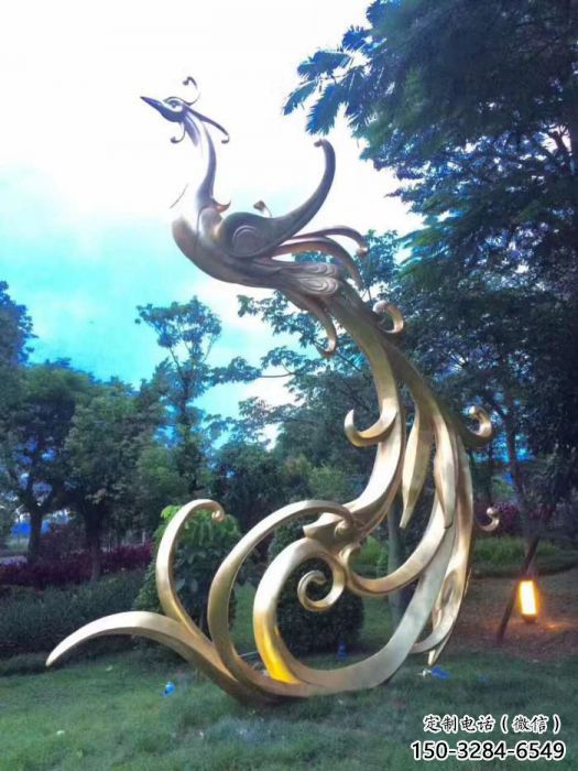 古銅色鳳凰雕塑廠家 大型城市雕塑 商業(yè)街?jǐn)[件 古銅色鳳凰雕塑廠家 大型城市雕塑 商業(yè)街?jǐn)[件