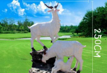 廣場綿羊雕塑 公園仿真雕塑 抽象擺件