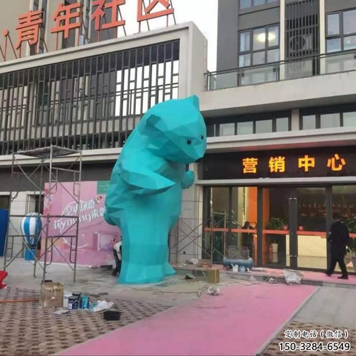 仿真北極熊雕塑 酒店公園雕塑 風景區(qū)擺件 仿真北極熊雕塑 酒店公園雕塑 風景區(qū)擺件