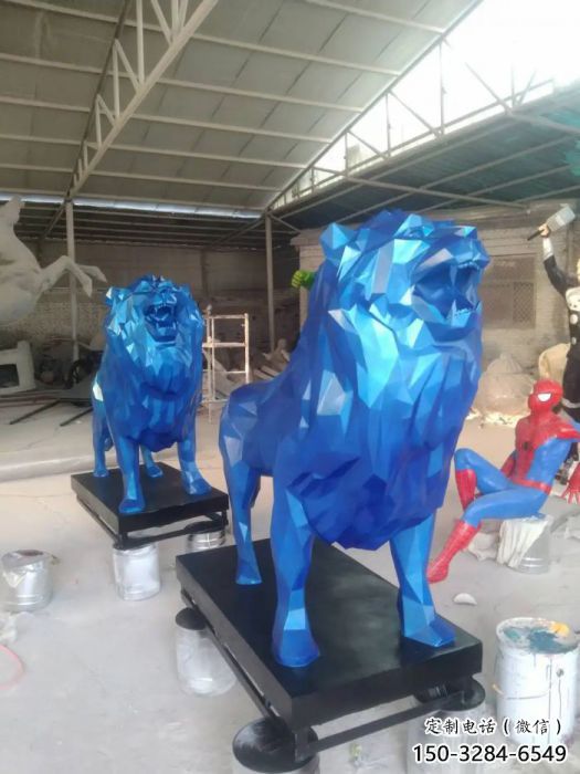創(chuàng)意獅子雕塑 步行街店門口雕塑 影視劇小品 創(chuàng)意獅子雕塑 步行街店門口雕塑 影視劇小品