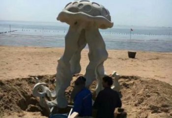 園林水母雕塑 風景區(qū)仿真雕塑 廣場小品