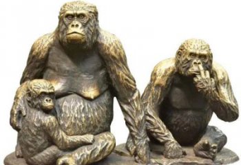 風(fēng)景區(qū)黑猩猩雕塑 售樓處廣場雕塑 仿古擺件