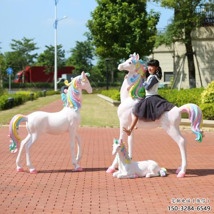 商業(yè)街獨角獸雕塑 售樓處景觀雕塑 動物擺件 商業(yè)街獨角獸雕塑 售樓處景觀雕塑 動物擺件