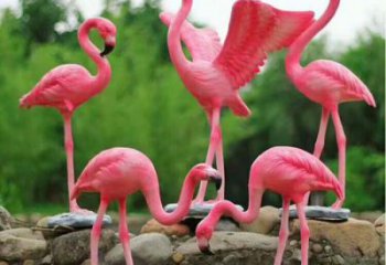 廣場火鳥雕塑 公園仿真雕塑 抽象擺件
