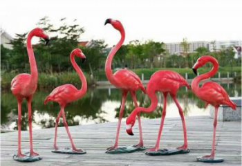 庭院火鳥雕塑 城市古銅色雕塑 動(dòng)物小品