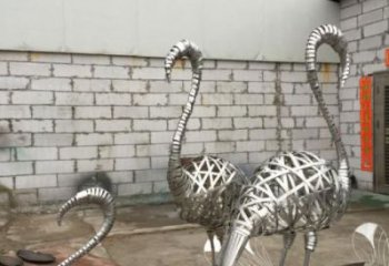 創(chuàng)意仙鶴雕塑 步行街店門口雕塑 影視劇小品