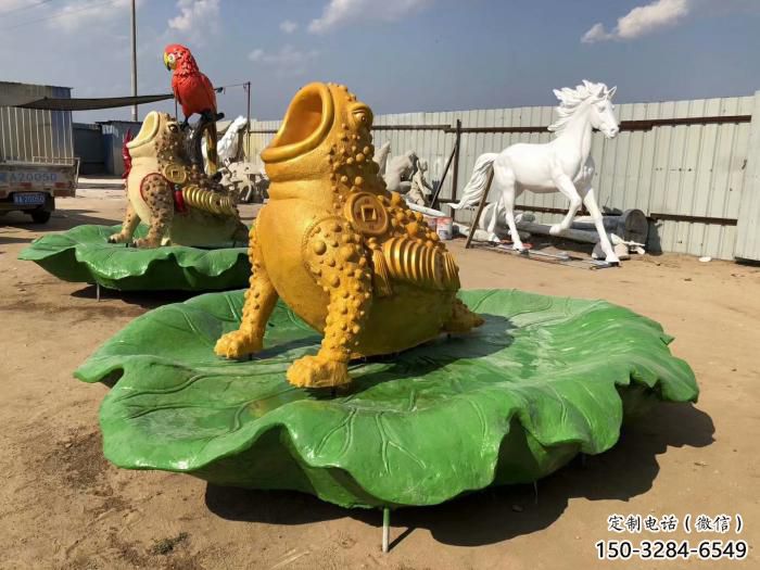 酒店金蟾雕塑 庭院仿真雕塑 彩繪小品 酒店金蟾雕塑 庭院仿真雕塑 彩繪小品
