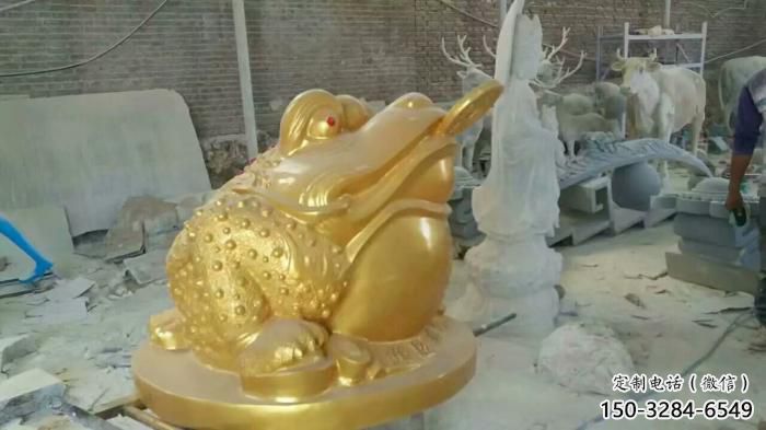 商業(yè)街金蟾雕塑 售樓處動物雕塑 招財(cái)擺件 商業(yè)街金蟾雕塑 售樓處動物雕塑 招財(cái)擺件