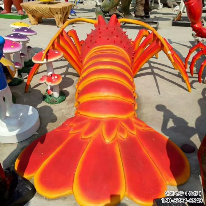 創(chuàng)意龍蝦雕塑 步行街店門口雕塑 動(dòng)物小品