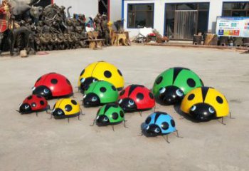 售樓處瓢蟲(chóng)雕塑 商業(yè)街仿真雕塑 昆蟲(chóng)動(dòng)物擺件