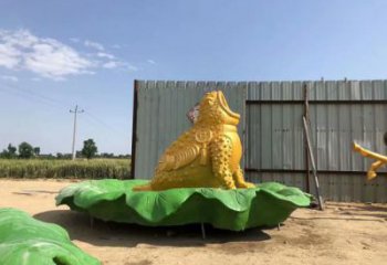 水景金蟾雕塑 風景區(qū)幾何雕塑 廣場小品