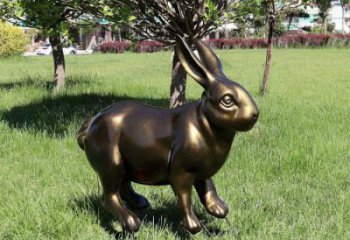 仿真大白兔雕塑 店門口園林雕塑 動(dòng)物小品