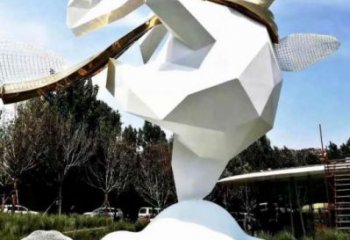 商業(yè)街大白兔雕塑 售樓處雕塑 動(dòng)物擺件