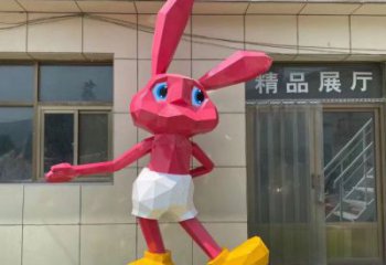 仿真兔子雕塑 店門口園林雕塑 動(dòng)物小品