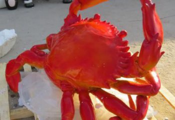 仿真螃蟹雕塑 店門口園林雕塑 動(dòng)物小品