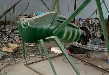 廣場(chǎng)蟈蟈雕塑 公園仿真雕塑 抽象擺件