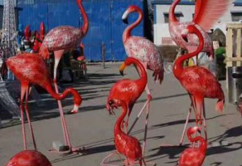 商場(chǎng)鴕鳥雕塑 仿真飛鳥雕塑 店門口小品