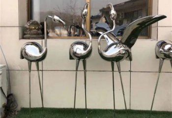 園林鴕鳥雕塑 風景區(qū)仿真雕塑 廣場小品