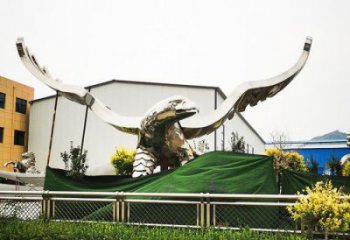 園林老鷹雕塑 城市廣場雕塑 步行街擺件