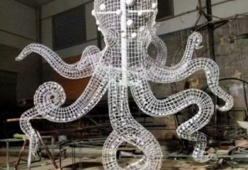 城市章魚雕塑 風景區(qū)彩繪雕塑 抽象擺件