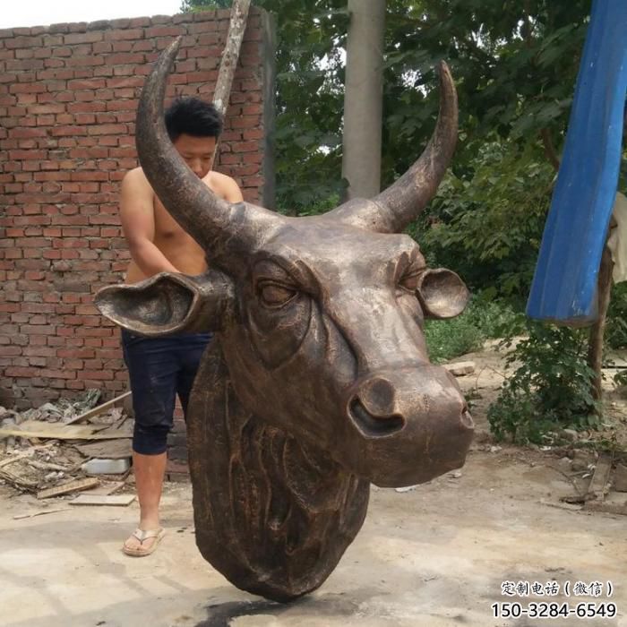 創(chuàng)意牛頭雕塑 步行街店門口雕塑 動物小品 創(chuàng)意牛頭雕塑 步行街店門口雕塑 動物小品