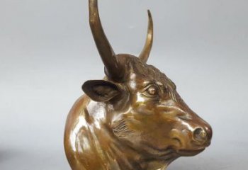 風(fēng)景區(qū)牛頭雕塑 售樓處廣場雕塑 仿古擺件