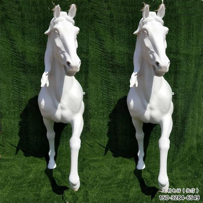 門口馬頭雕塑 售樓處仿真雕塑 彩繪小品 門口馬頭雕塑 售樓處仿真雕塑 彩繪小品