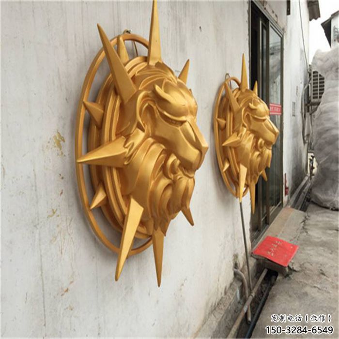 大型獅子頭雕塑 商業(yè)街廣場雕塑 古銅色擺件 大型獅子頭雕塑 商業(yè)街廣場雕塑 古銅色擺件