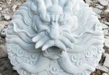 廣場(chǎng)獅子頭雕塑 公園仿真雕塑 抽象擺件