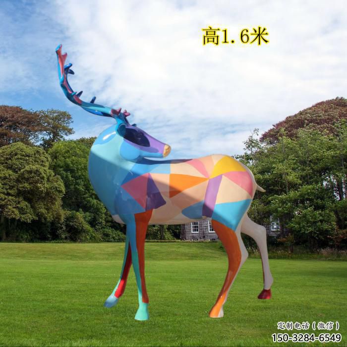 小鹿雕塑 風(fēng)景區(qū)幾何雕塑 廣場小品 小鹿雕塑 風(fēng)景區(qū)幾何雕塑 廣場小品