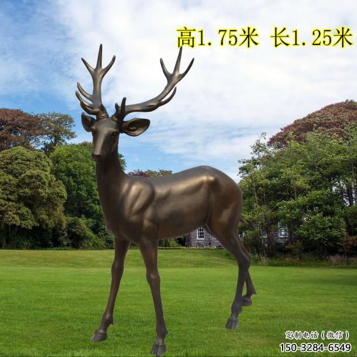 小鹿雕塑小品 商業(yè)街廣場(chǎng)雕塑 古銅色擺件 小鹿雕塑小品 商業(yè)街廣場(chǎng)雕塑 古銅色擺件
