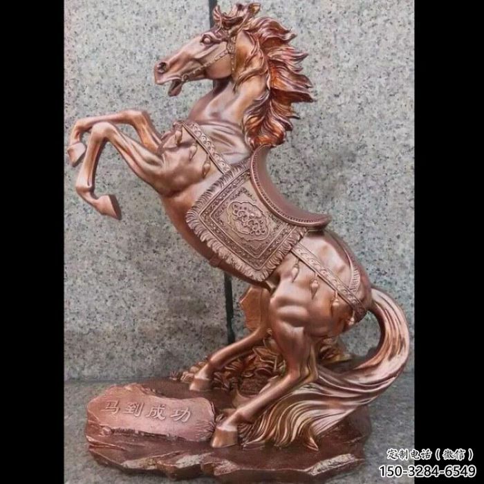 抽象奔馬雕塑 店門口彩繪雕塑 步行街?jǐn)[件