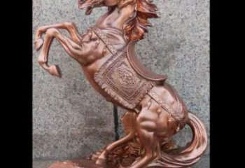 抽象奔馬雕塑 店門口彩繪雕塑 步行街?jǐn)[件